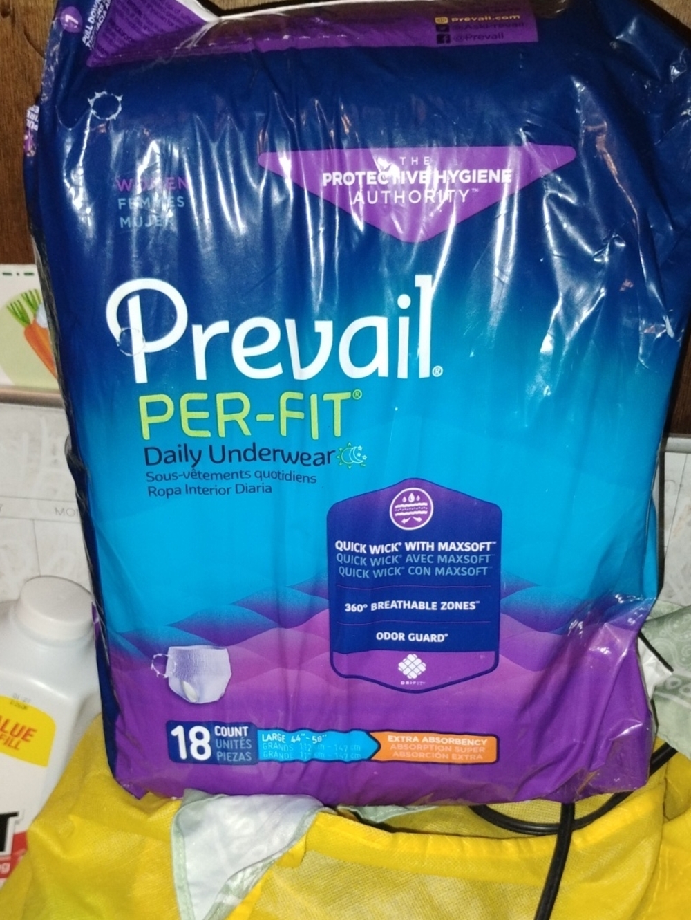 Prevail Per-Fit Daily Underwear in Blue and Purple